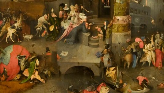 Visita ao MASP: tentações de Santo Antão, de Hieronymus Bosch