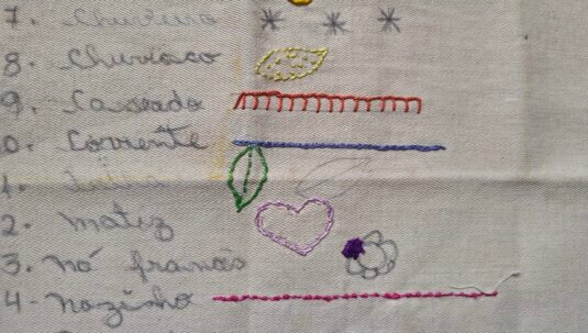 Curso “Fragmentos do bordar” com Judith Mader Elazari